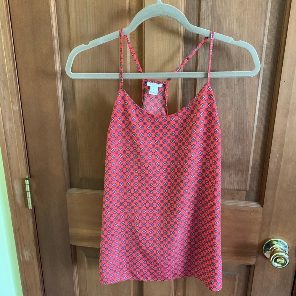 J.Crew Patterned Tank Top